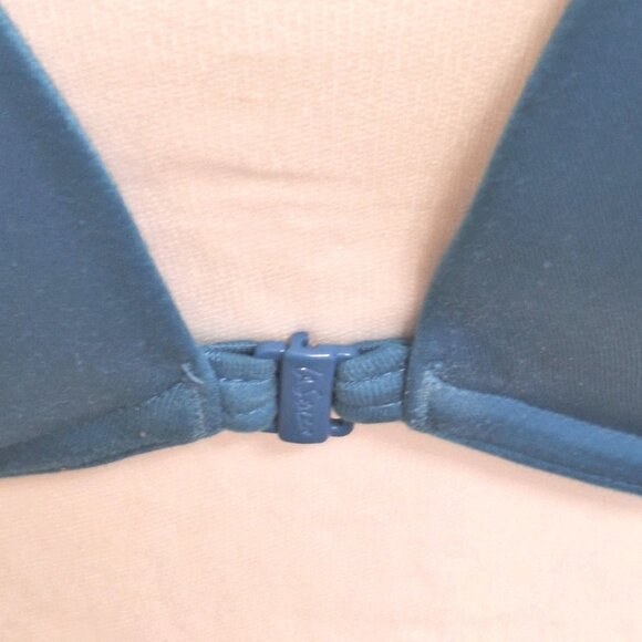 LA SENZA RACERBACK FRONT CLOSURE BRA SIZE 38D BLUE/BLACK - Picture 6 of 6